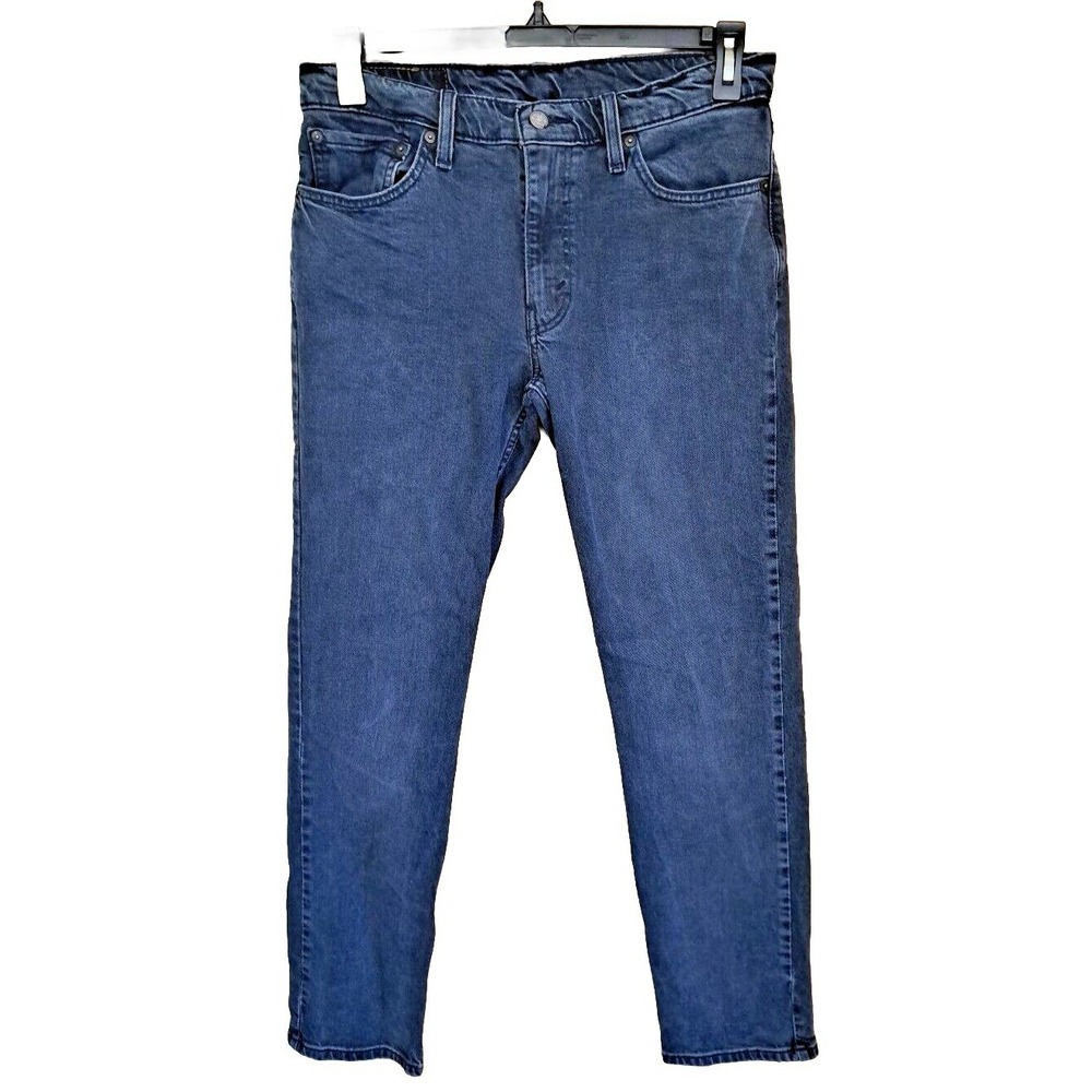 LEVI'S 511 Dark Wash Blue Denim Jeans Men's Size 32x32 Straight Leg Pre-owned